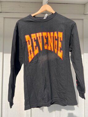 Drake OVO Revenge Summer Sixteen Tour Black Long Sleeve Sz M Rap Hip Hop Tees
